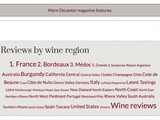 Le top 6 des régions de vin traitées par Decanter