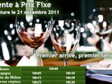 Vente à prix fixe : une sélection de vins pour un dîner raffiné