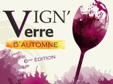 Le programme et les vignerons de Vign'o Verre automne 2018