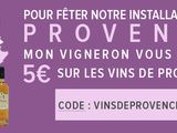 5 euros de réduction sur les vins de Provence