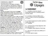Les Cartes Cépages : Le Cépage Chardonnay et son accompagnement
