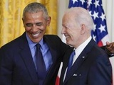 Barack Obama réuni avec son « vice-président » Joe Biden à la Maison Blanche