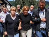 Inondations en Allemagne : Merkel appelle à accélérer la lutte contre le changement climatique