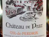Oeil-de-Perdrix 2011 du Château de Praz : mon rosé de l’été