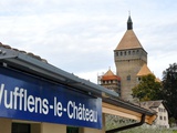 Passage au domaine du Plessis à Vufflens-le-Château