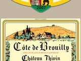 Côte de Brouilly 2009  cuvée Zacharie  - Château de Thivin