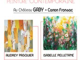 Exposition à Gaby : Audrey Pasquier et Isabelle Pelletane 8 avril au 25 mai