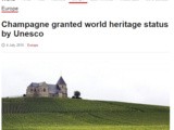Tandis que les Anglais parlent de la reconnaissance Unesco pour la Champagne …les Rémois s’apprêtent à fêter dignement l’inscription au patrimoine mondial