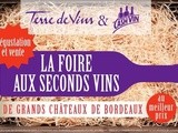 Terre de Vins & Cash Vin lancent la foire aux seconds vins au marché des Douves à Bordeaux