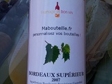 Les étiquettes de vin personnalisées de mabouteille.fr