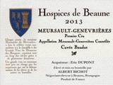 Découvrez la deuxième cuvée sélectionnée pour l’achat collectif aux Hospices 2013 : Meursault Genevrières 1er Cru, Cuvée Baudot