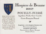 Pouilly Fuissé Françoise Poisard : 4ème vin des Hospices de Beaune 2017 à acheter aux enchères à partir d’une bouteille