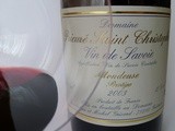 Domaine Prieuré Saint Christophe , Mondeuse Prestige 2003 (Vin de Savoie)