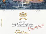 Jeff Koons illustre l’étiquette du millésime 2010 de Mouton Rothschild