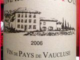 Domaine des Tours blanc 2006 (vin de Pays de Vaucluse)