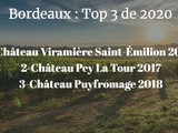 Mon Top 3 des meilleurs vins de Bordeaux en 2020
