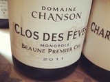 Beaune Premier Cru – Domaine Chanson – Clos des Fèves (monopole) – 2011