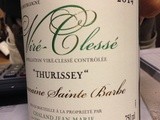 Bourgogne – Viré-Clessé – Domaine Sainte Barbe – Jean-Marie Chaland – Cuvée Thurissey – 2014