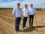 Inauguration du 1er vignoble professionnel d’Ile-de-France, à Davron (Yvelines)