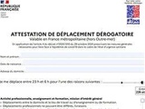 Déconfinement: Attention à ne pas oublier la nouvelle attestation de déplacement avec le couvre-feu de 23 heures