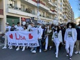 Féminicide à Nice : Près de 500 personnes réunies pour la marche blanche en mémoire de Lisa, 45 ans, retrouvée dans le coffre d’une voiture