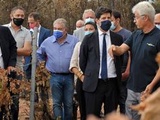 Incendie dans le Var : Julien Denormandie, le ministre de l’Agriculture, au chevet des vignerons