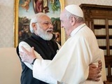 Le Premier ministre indien Narendra Modi invite le pape François à visiter l'Inde
