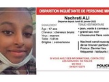 Nice : Nachrati, lycéenne de 17 ans, n'a pas donné signe de vie depuis le 3 janvier