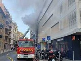 Nice : Un impressionnant incendie fait un blessé grave dans le centre-ville