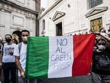 Pass sanitaire en Italie : Manifestations contre le certificat en vigueur depuis vendredi
