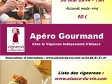 L’Apéro Gourmand 2014 des Vignerons Indépendants d’Alsace