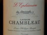 L’Ephémère 2011, un vin de galotta de la cave de Chambleau