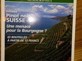 La Revue Bourgogne Aujourd’hui s’intéresse au pinot noir suisse
